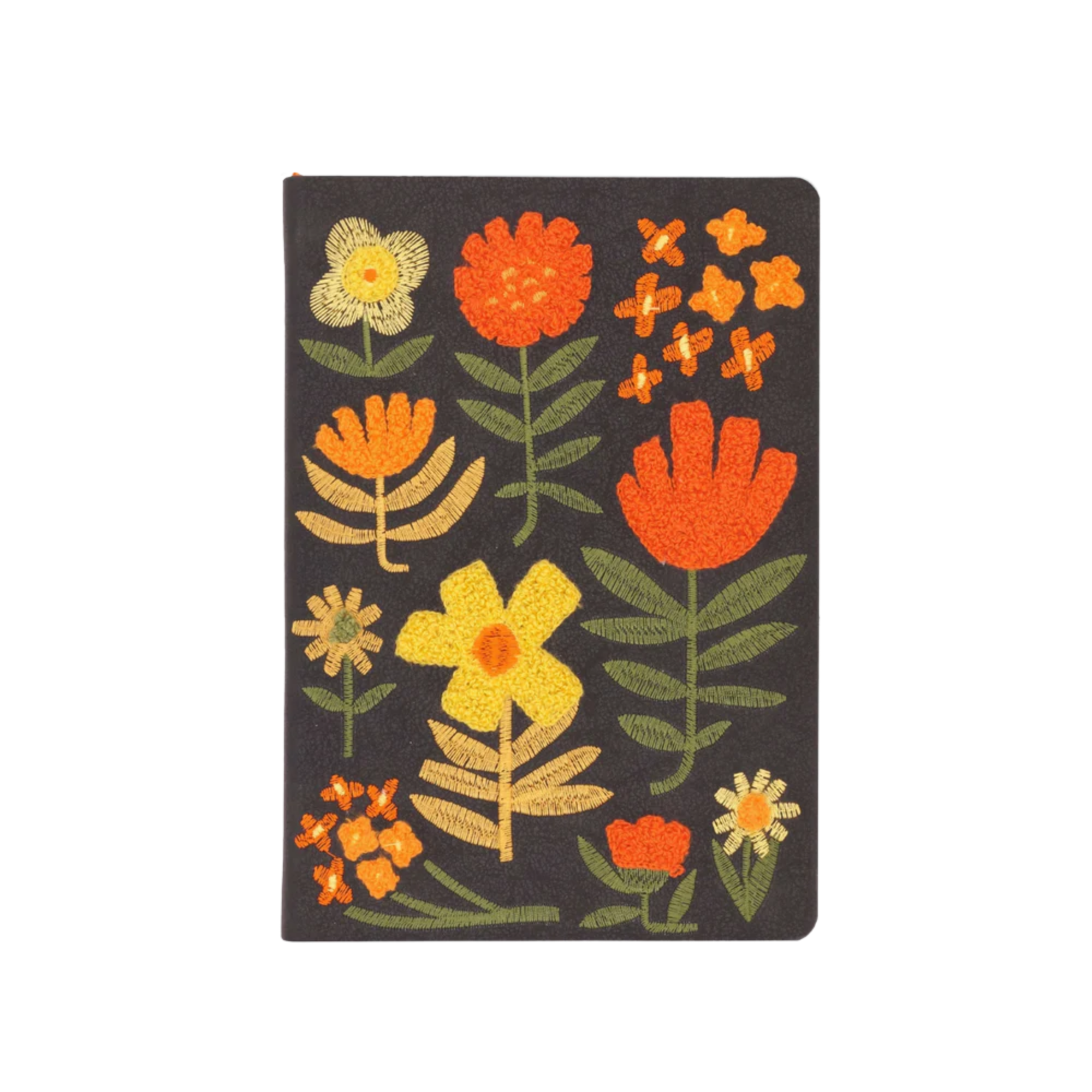 Cross Stitched Flower Journal