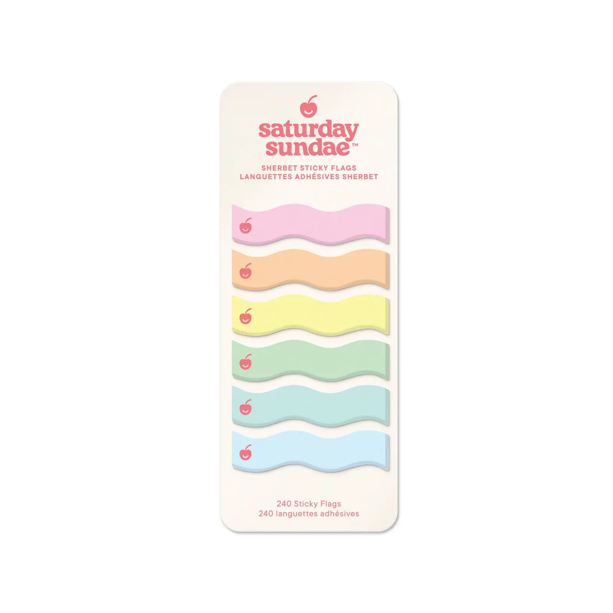 Sherbet Sticky Note Flags- Rippled