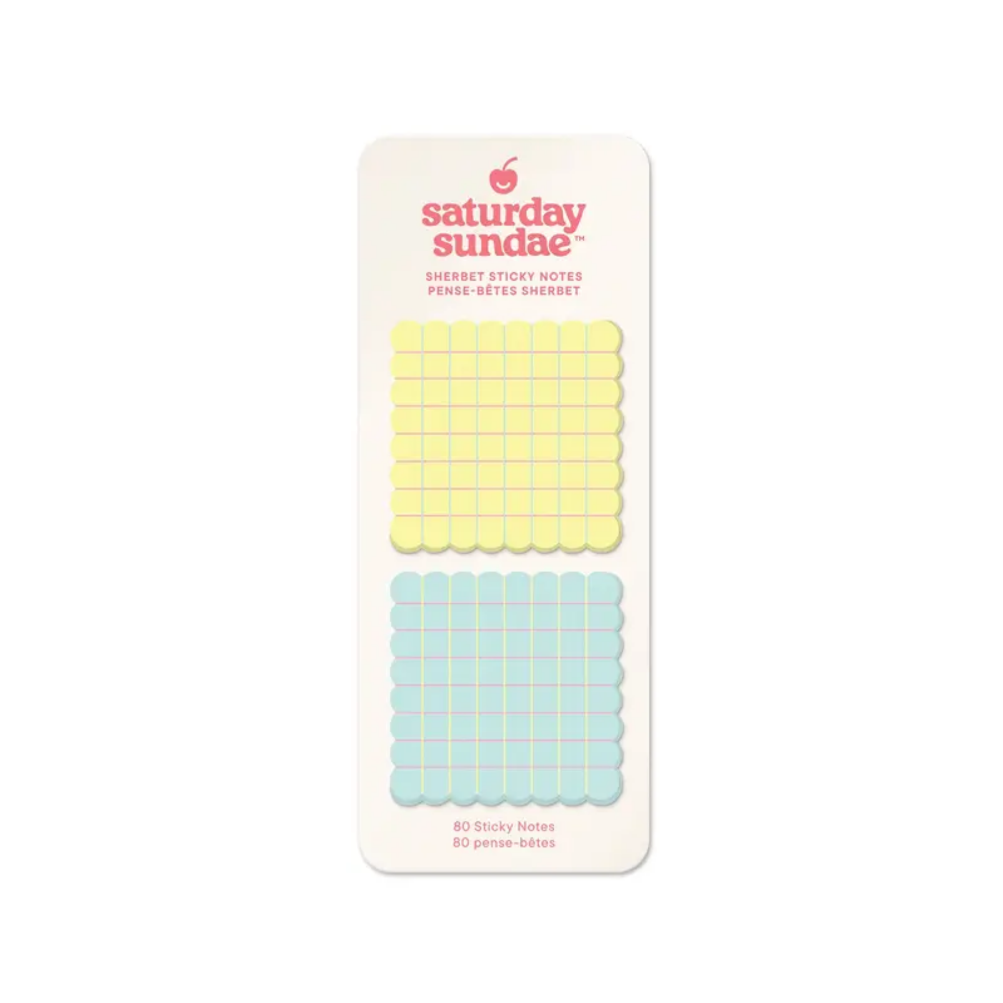 Pastel Plaid sticky notes