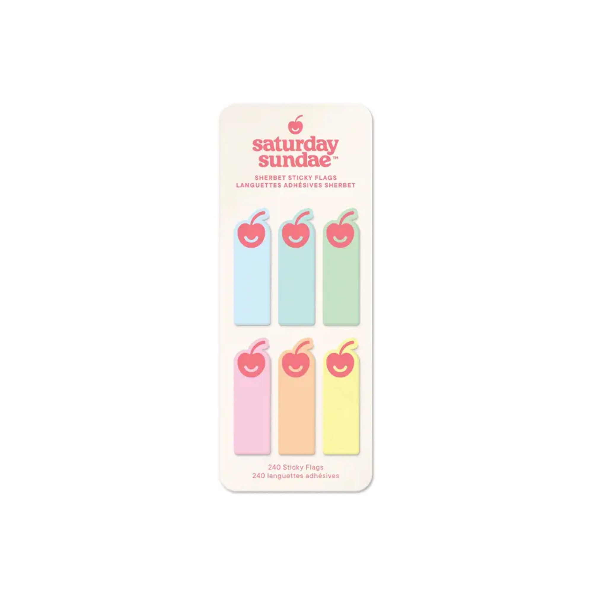 Cherry flag sticky notes