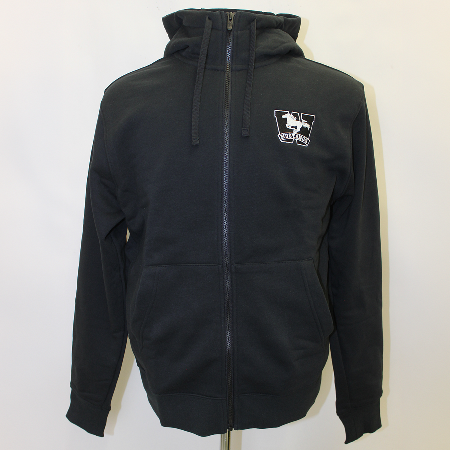 black Nike Western Mustangs full-zip hoodie