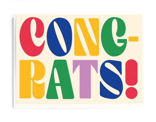 Congrats Greeting Card