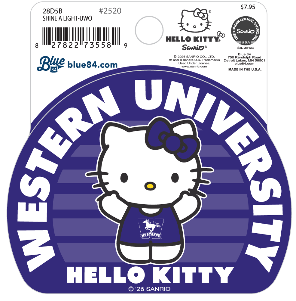 Hello Kitty Shine A Light Sticker