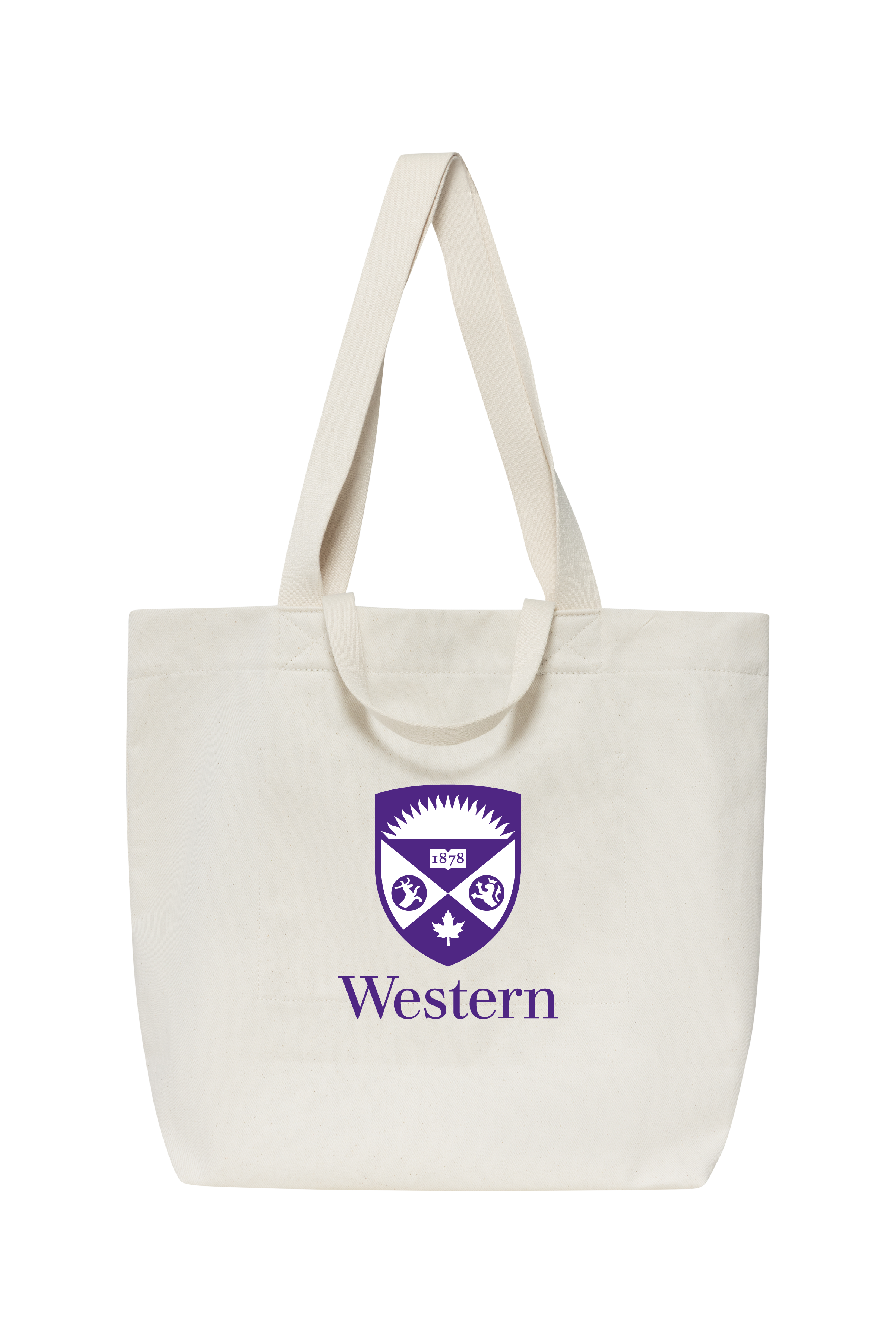 Double-Handle Canvas Tote Western Crest