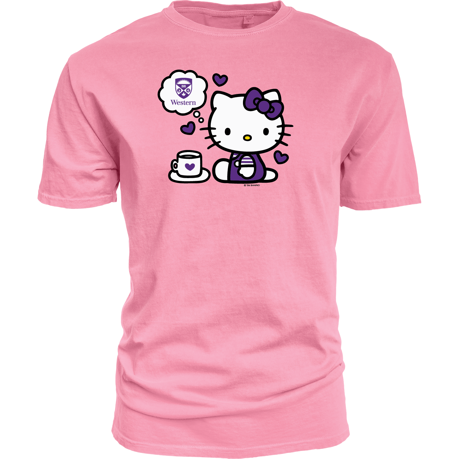 Hot Pink Hello Kitty Free Refills Tee