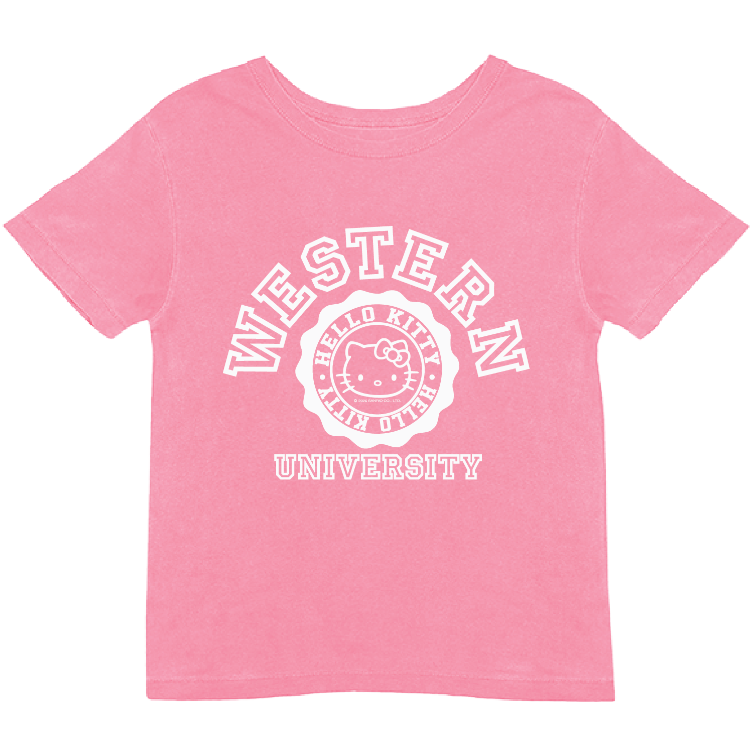Hot Pink Hello Kitty School Rule Tee