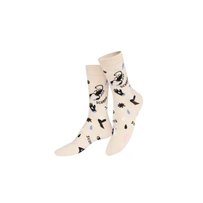 beige scorpio socks