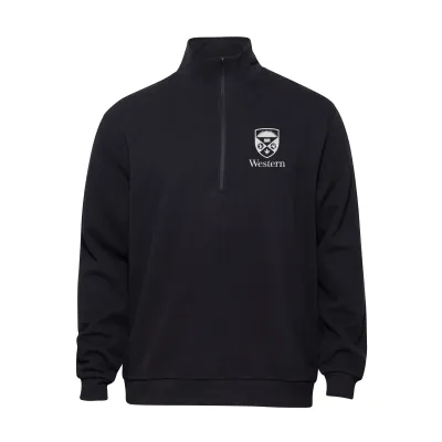 Black Steady State 1/2 zip