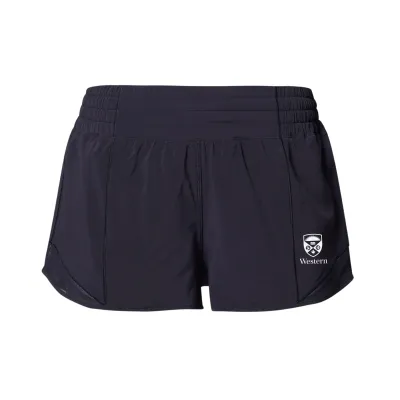 Black Hotty Hot shorts with white Western Crest