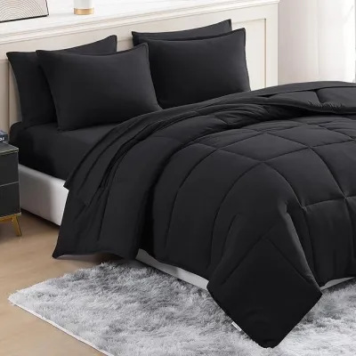 Twin XL Bed in Bag Black