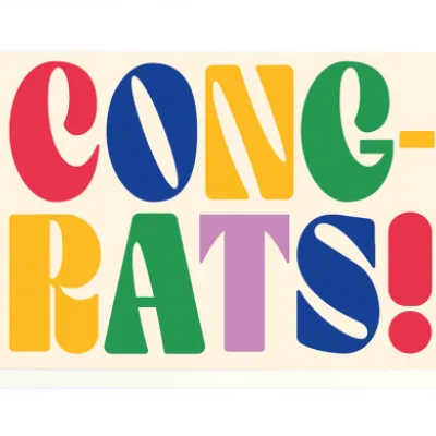 Congrats Greeting Card