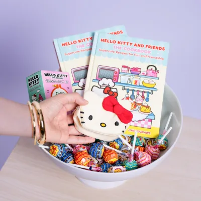 Hello Kitty products in a bowl 