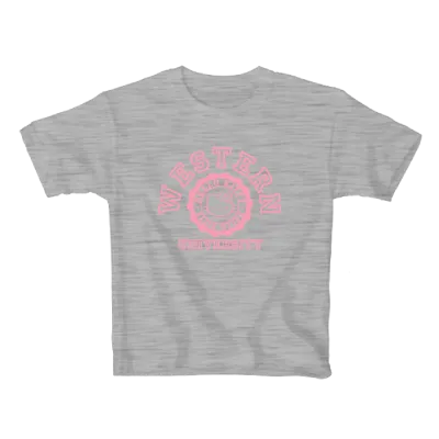 Youth Heather Grey Hello Kitty School Rule Tee