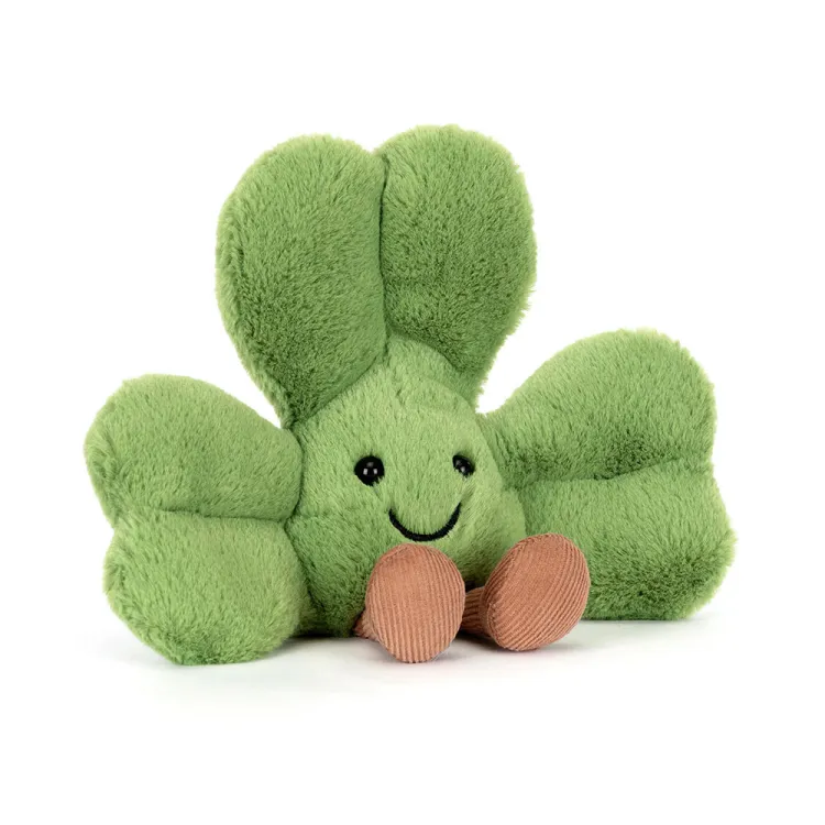 Sitting shamrock plushie