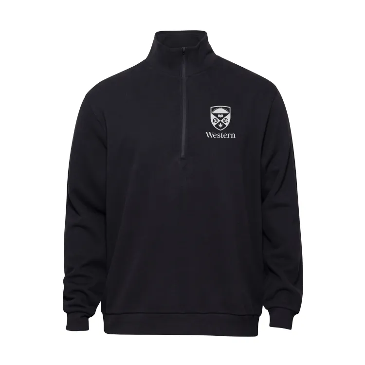 Black Steady State 1/2 zip