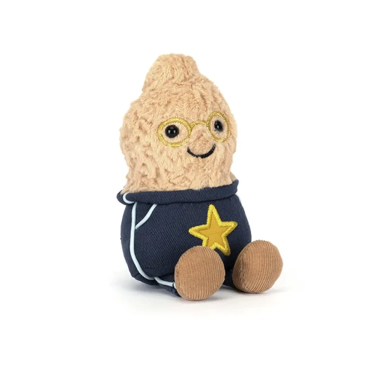 Peanut in a shirt with a star