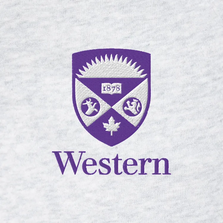 Purple Crest embroidery