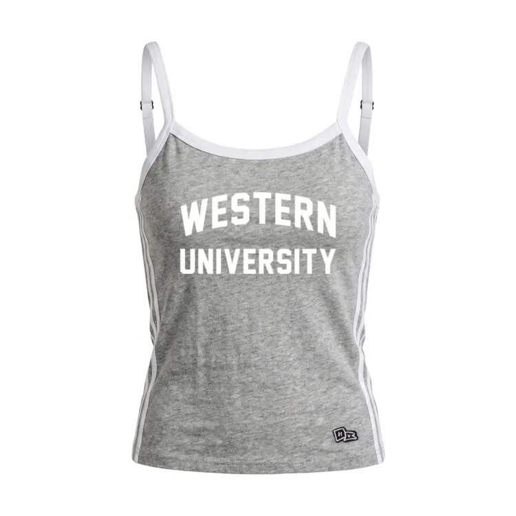 Heather Grey Sideline Stripes Tank