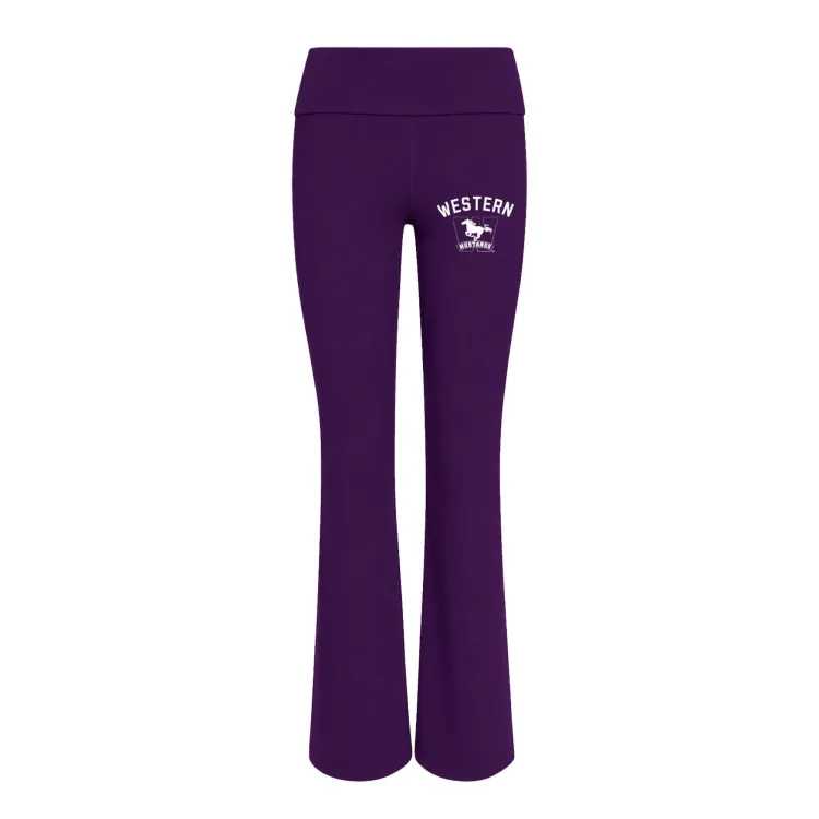 Purple Foldover Pants