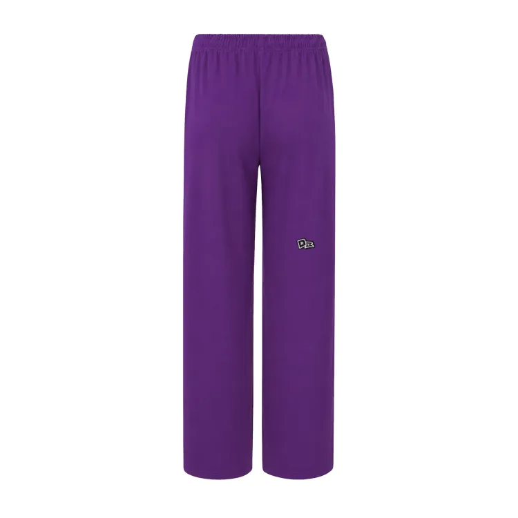 Purple Varsity Sweatpants