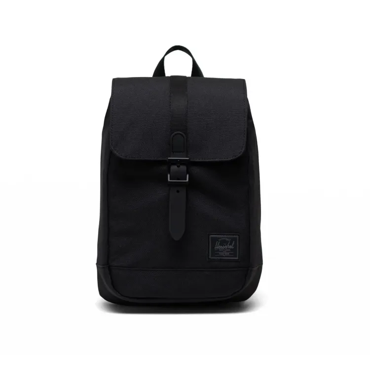 Tonal black Herschel retreat sling bag.