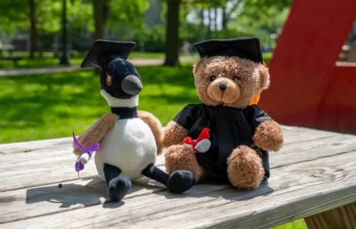 Grad Chase and Grad Bear