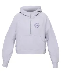 Faint Lavender cropped scuba with purple 'W'