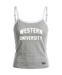 Heather Grey Sideline Stripes Tank