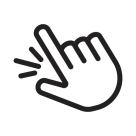 Pointed finger tapping