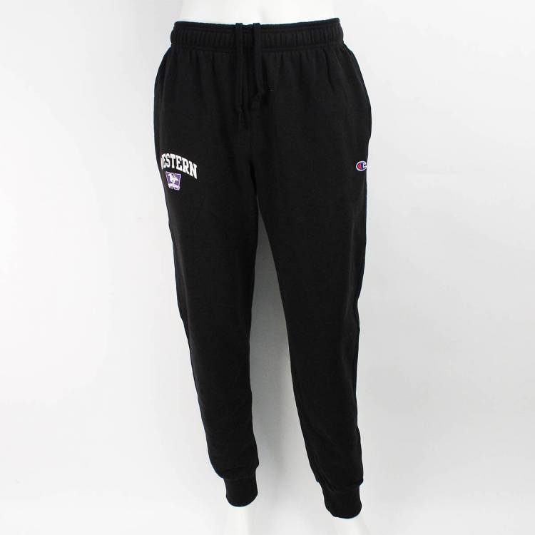 Black and white online champion sweatpants