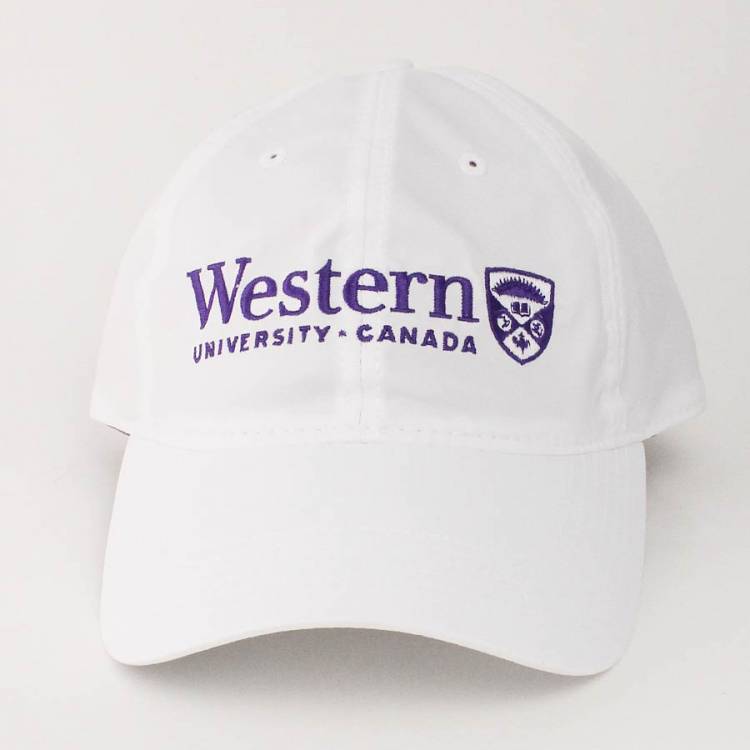 White Western University Cool Fit Hat | Dellelce Family