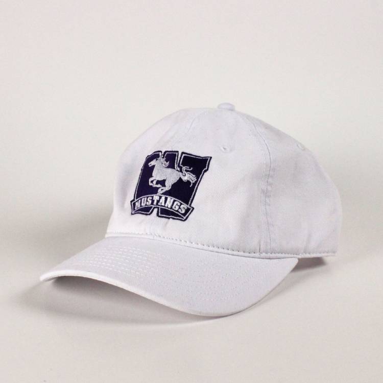 White Western Mustangs Champion Hat | Western Bookstore