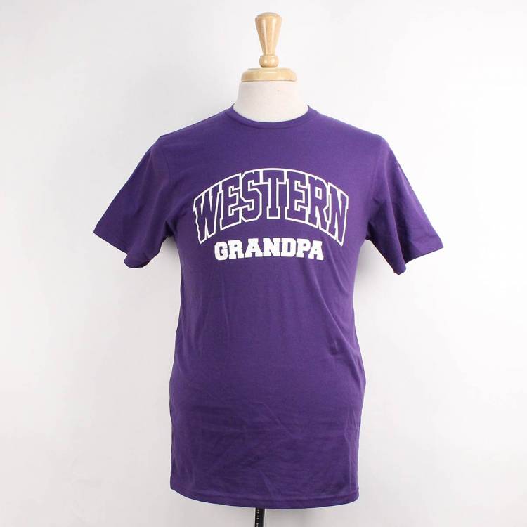 Purple Western Grandpa T Shirt Dellelce Family Bookstore