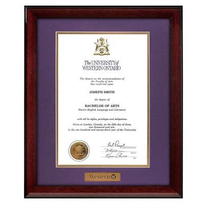 Alumni. UWO Graduate University of Western Ontario Colours The perfect gift for a Western Student Flower w/ Heart Pin